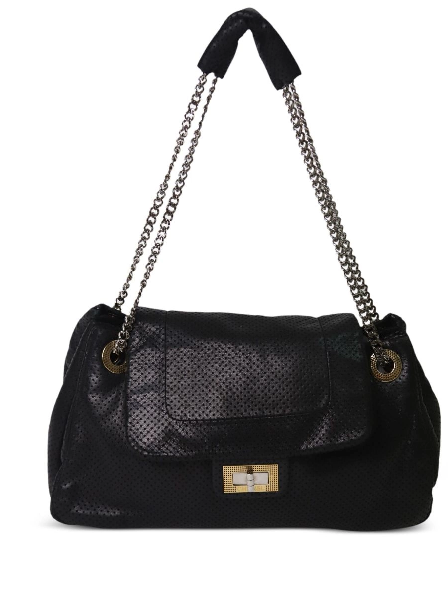 Affordable HOT SALE Women 2006-2008 flap shoulder bag CHANEL fully-perforated 0501